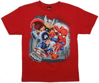 big three marvel superhero squad juvenile t shirt