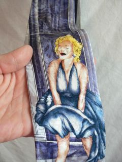New Pin Up girl Bernard Hollywood Marilyn Monroe tie