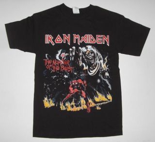 Iron Maiden Number of the Beasts T Shirt black, heavy metal, kill 