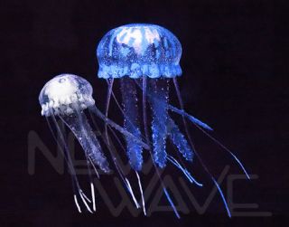 JELLYFISH Aquarium Decoration Eshopps BLUE & WHITE