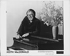 1985 Keith MacDonald, Jazz Musician, publicity shot with piano Press 