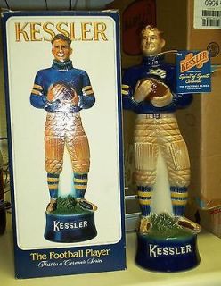 Kessler The Football Player Ceramic Decanter 1980 First in a Ceramic 
