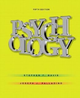 Psychology by Joe Palladino and Stephen F. Davis 2006, Hardcover 