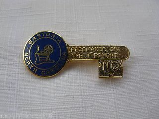 Gastonia North Carolina KEY TO THE CITY PIN pacemaker of the 