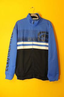 New Ecko zipper up track jacket blue mens M $68 Sale