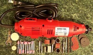 40pc Electric MINI ROTARY DIE GRINDER TOOL with ACCESSORIES grind sand 