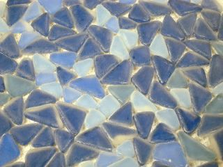 newly listed azul tumbled beach glass mosaic 65 feet time
