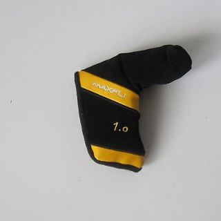 Maxfli CrossbaX 1.0 Blade Putter Headcover Head Cover With Magnetic 
