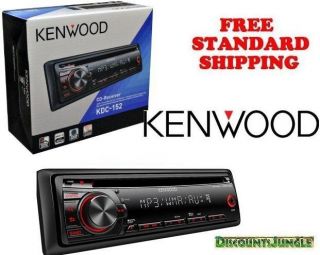 BRAND NEW Kenwood KDC 152 In dash CD// Front Aux KDC152 Car radio