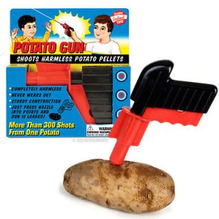   Spud Launcher Piston Pistol Pellet Shooter Classic Toy Gag Gifts Fun