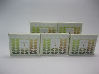 Orla Kiely Note Cards Set of 8 Natural Stem Lot of 5 boxes of 8 note 