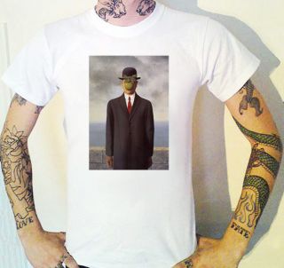 MAGRITTE The Son Of Man print T Shirt New 1964 Surrealism Dada