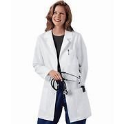 womens white lab coat in Clothing, 