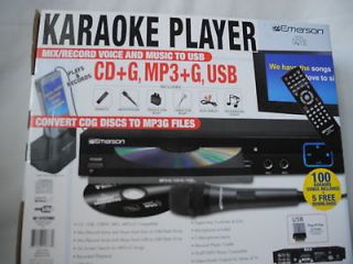 Emerson KARAOKE PLAYER GQ100 CD+G, +G, USB FAST SHIPPING
