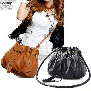   Hot Sale New Korean Style Lady PU Leather Handbag Shoulder Bag Fashion