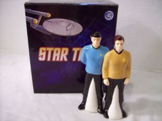   Captain Kirk Salt and Pepper Shakers Westland Star Trek S&P New 21805