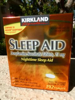 Kirkland Signature Sleep Aid Doxylamine Succinate, 25 mg Nighttime 