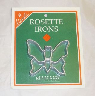 rosette irons by kitchen supply company butterfly shape time left