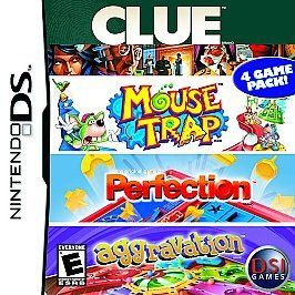 Clue / Mouse Trap / Perfection / Aggravation (Nintendo DS, 2007)