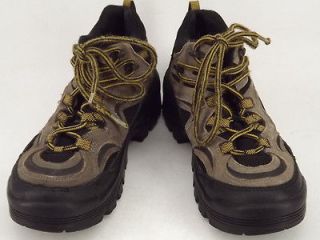 Kids boots brown black leather fabric Nevados 6 M hiking trekking 