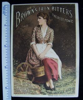 ladies brown iron bitters tradecard 1880s tc 851 