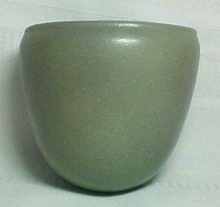 marblehead pottery wall pocket vase matte gray htf time left
