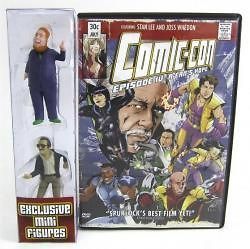 NECA Comic Con DVD With 2 Figures Stan Lee Harry Knowles Brand New