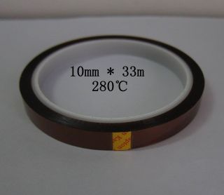 10 mm X 33 m Kapton tape High Temperature for BGA