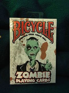 bicycle zombie playing cards deck new sealed 