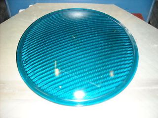 traffic signal light lense green 8 glass 