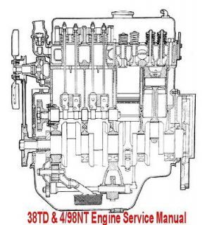 leyland tractor 38td 4 98nt engine service manual from united
