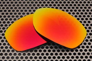 New VL Polarized Fire Red Replacement Lenses for Oakley Pit Bull 
