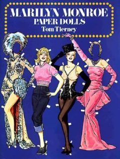 Marilyn Monroe Paper Dolls by Tom Tierney 1998, Paperback