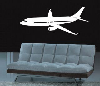 boeing 737 aeroplane jet plane wall art sticker g124 location united 