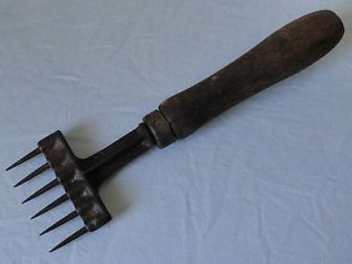   Wood Handle Ice Pick Grabber Chipper Chisel or Meat Tenderizer
