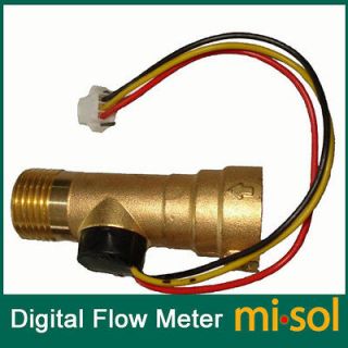 Electronic Flow Sensor Electronic Flow Meter 1 30L/M for solar water 