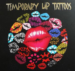   temporary lips tattoos lips sticker transfers fashion makeup more