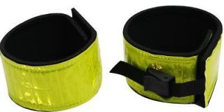 REFLECTIVE SAFETY LEG ARM BANDS FOR HORSES PEOPLE RIDER JOGGERS 