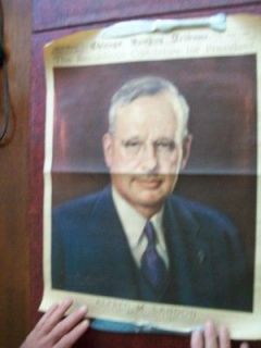 Newly listed Alf M. Landon of Kansas   Presidential Nominee Newspaper 