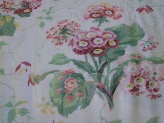 Colefax & Fowler Designer Fabric Maybury 1 5/8 yd. Floral print on 