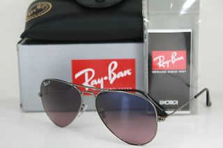   RAY BAN Sunglasses RB 3025 004/77 Silver Aviator Polarized 58mm