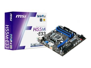 MSI H55M E33 LGA 1156 Intel Motherboard