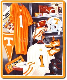   of Tennessee Vols NCAA Collegiate Fleece Throw   Locker Room
