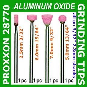 proxxon 28770 aluminum oxide mounted point grind polish time left