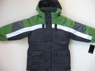 NWT Boys 8 10/12 14/16 London Fog Parka Jacket Ski Fleece Coat $85 New