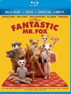 The Fantastic Mr. Fox   Blu ray Disc & DVD & Digital Copy   NEW 