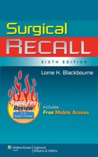 Surgical Recall US Version by Blackbourne 2011, Paperback, Revised 