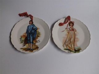   CERAMIC BLUE BOY GAINSBOROUGH PINKY LAWRENCE COLLECTOR PLATE