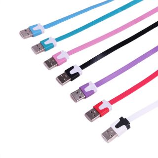 FLAT USB CHARGER DATA CABLE SYNC FOR HUAWEI ASCEND P1 S D QUAD D1 II 