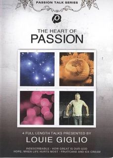 Louie Giglio   The Heart of Passion DVD, 2009, 4 Disc Set